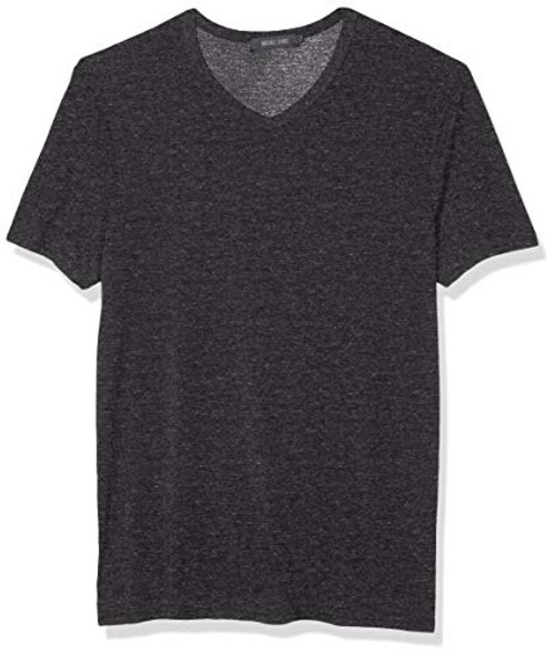 Michael Stars Mens Short Sleeve Bamboo Jersey V-Neck T-Shirt Black Small