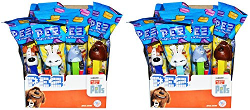 Pez Secret Life of Pets Candy Dispensers Pack of 24
