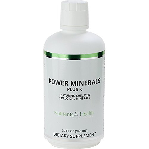 Colloidal Minerals - Power Minerals Plus K - 32 Fl Oz  Nutrients for Health by WT Rawleigh