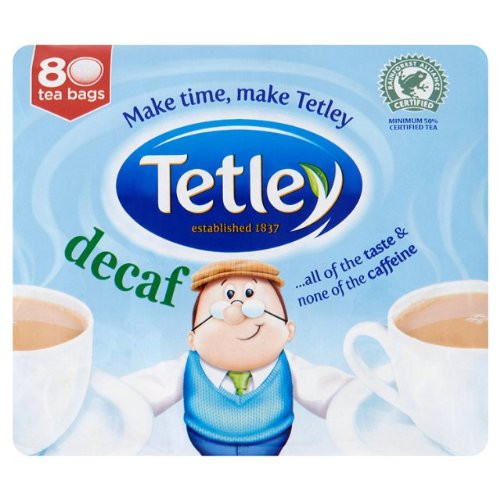 Tetley tea Tetley Decaffeinated Tea Bags 4X80 Per Pack