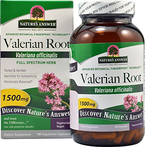 Natures Answer Valerian Root 180 Count  Pack of 2