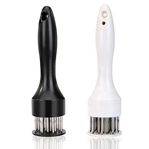 ZYLX Household Round Stainless Steel Steak Tender Meat Pork Meat Tenderizer Rib Breaker Kitchen Cook Tools Meat Hammer-2pcs_01