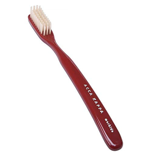 Acca Kappa Vintage Red Toothbrush Pure White Bristle