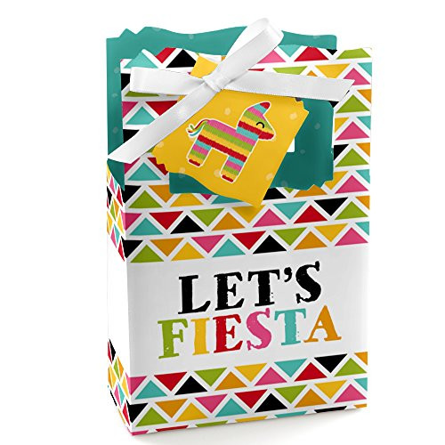 Big Dot of Happiness Let's Fiesta - Mexican Fiesta Party Favor Boxes - Set of 12 Big Dot of Happiness Let's Fiesta - Mexican Fiesta Party Favor Boxes - Set of 12