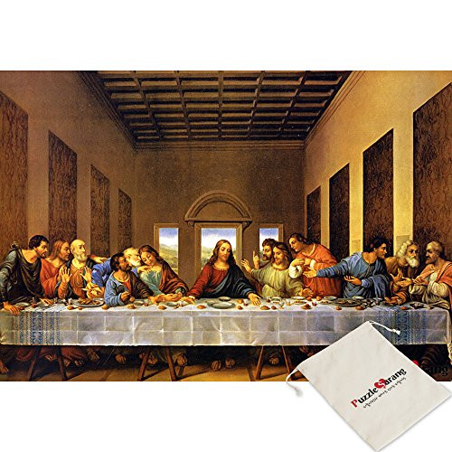 The Last Supper Leonardo Da Vinci 500 Piece Jigsaw Puzzle  Pouch Included