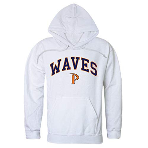 Pepperdine University Waves Campus Hoodie Sweatshirt White Large
