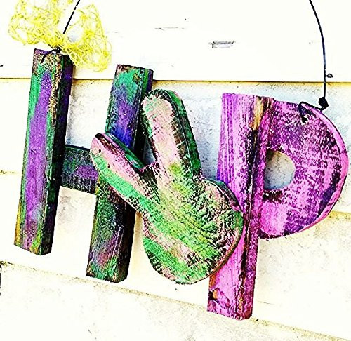 Easter Door Hanger - Easter Wreath - Easter Decor - Rustic Easter - Hop Sign - Bunny Sign - Easter Bunny Door Hanger - Easter Bunny Sign - Rustic HOme Decor