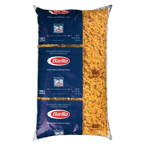 Barilla Farfalle Pasta 10 Pound Bag Pack of 2