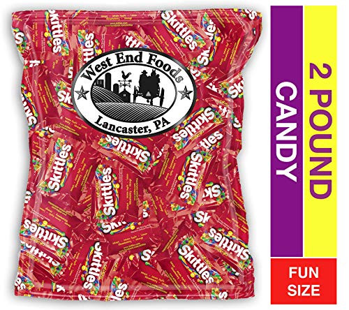 Bulk Candy Skittles Original Fun Size  2 lb  Bag for Kids