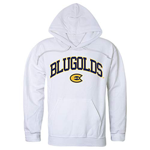 UWEC Wisconsin Eau Claire Blugolds NCAA Campus Pullover Hoodie - Large White