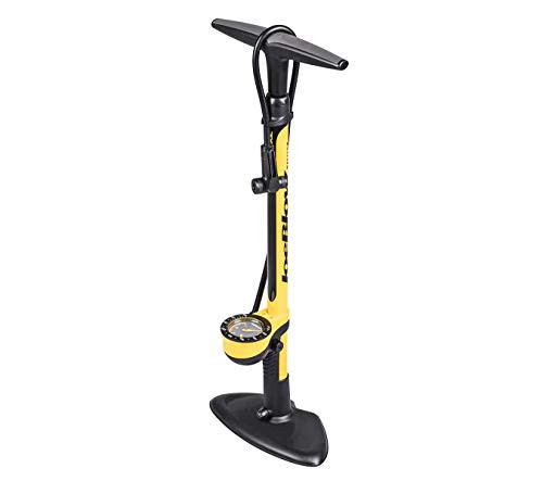 Topeak Joe Blow Sport III High Pressure Floor Pump Frustration Free Packaging Yellow 29.1 x 9.8 x 7.3 inches