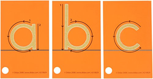 Didax Educational Resources 210829 Sandpaper Letters, Lowercase