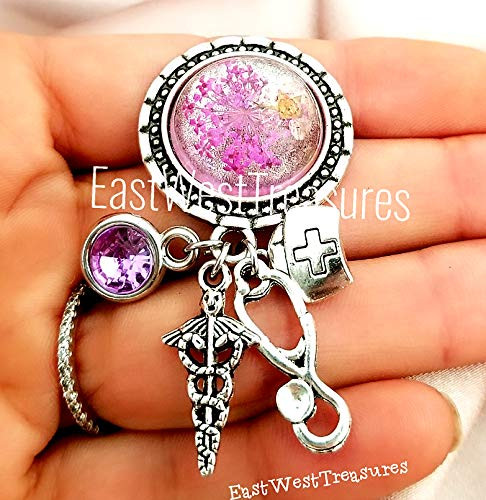 Nursing School Graduation White Coat Pinning Ceremony Pin Brooch-Personalized Gift for Nurse