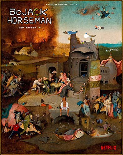 Bojack Horseman poster Bojack Horseman movie poster board Bojack Horseman artwork Bojack Horseman wal art Bojack Horseman room decor