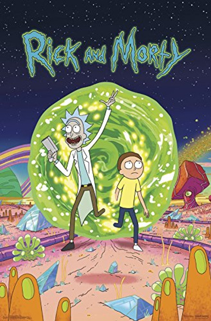 Trends International Rick and Morty-Cover Wall Poster, 22.375" x 34" Trends International Rick and Morty-Cover Wall Poster, 22.375" x 34"