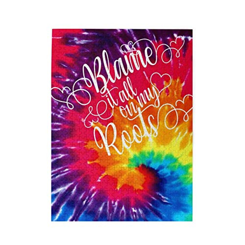 Jigsaw Puzzles Blame It On My Roots Large Wooden Puzzles for Adults 500 Piece