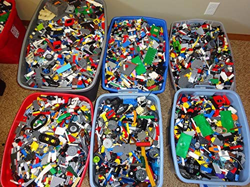 LEGO 4 Pounds Bulk Lot Random Parts Pieces  and  Bricks