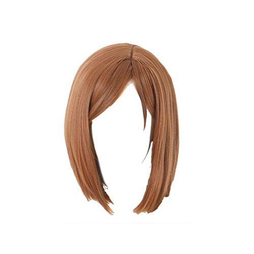 Kugisaki Nobara Wig Jujutsu Kaisen Cosplay Costume Short Brown Hair Cosplay Wig Props for Women
