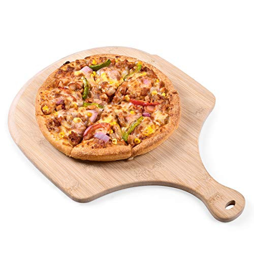 Pizza Peel Premium Bamboo Pizza Spatula Paddle Cutting Board Handle Baking Pizza Bread Cutting Fruit Vegetables Cheese Pizza Peel Premium Bamboo Pizza Spatula Paddle Cutting Board Handle Baking Pizza Bread Cutting Fruit Vegetables Cheese