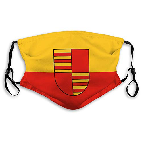 NYNELSONG Safety Cover Reusable Outdoor Covers Flag of ahaus in North Rhine Westphalia Germany Skiing Cover NYNELSONG Safety Cover Reusable Outdoor Covers Flag of ahaus in North Rhine Westphalia Germany Skiing Cover