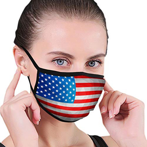 NYNELSONG Safety Cover Reusable Outdoor Covers USA Flag Abstract Polygon Background Polyester Covers NYNELSONG Safety Cover Reusable Outdoor Covers USA Flag Abstract Polygon Background Polyester Covers