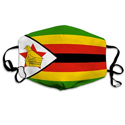 NYNELSONG Safety Cover Reusable Outdoor Covers Flag of Zimbabwe Polyester Covers NYNELSONG Safety Cover Reusable Outdoor Covers Flag of Zimbabwe Polyester Covers