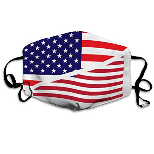 NYNELSONG Adjustable Safety Covers for Most People USA Waving Flag Isolated on Background Outdoor Cover NYNELSONG Adjustable Safety Covers for Most People USA Waving Flag Isolated on Background Outdoor Cover
