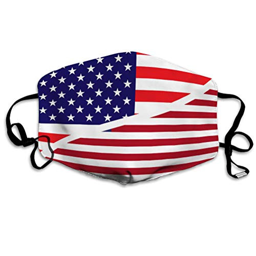 NYNELSONG Safety Cover Reusable Outdoor Covers USA Flag Printed Cover NYNELSONG Safety Cover Reusable Outdoor Covers USA Flag Printed Cover