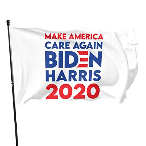 Biden Harris 2020 Make America Care Again Biden Harris 2020 Flag 3x5 Outdoor Indoor Biden for President Banner Funny Graden Decor Sign