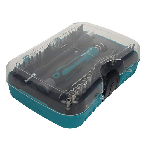 Utoolmart Screwdriver Bits Set 45-in-1 Magnetic 5 32 Inch Hex Shank Screw Driver Bit Set Repairing Tool with Screwdriver Adjustable Wrench Handle