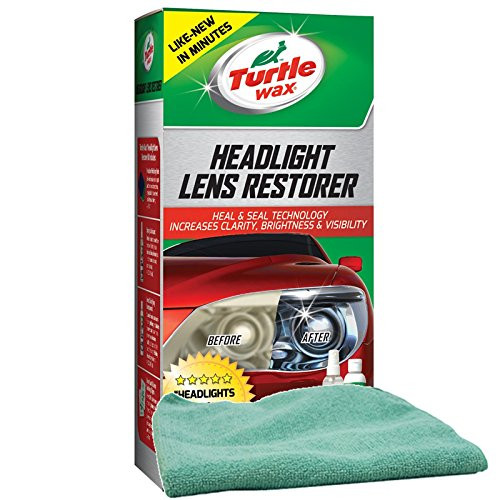 Turtle Wax Headlight Lens Restorer Bundled with a Microfiber Cloth  2 Items