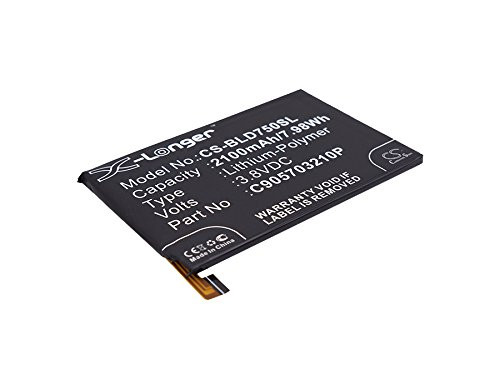 XSP 2100mAh Replacement Battery for BLU D750L D750U Studio X Part NO BLU C905703210P C9057032110P Parts Battery Batteries