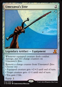 Magic The Gathering - Umezawa39 s Jitte  014 016  - from The Vault  Lore - Foil