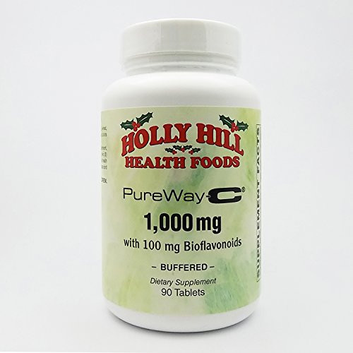 Holly Hill Health Foods PureWay-C 1000 MG with 100 MG Bioflavonoids Buffered 90 Tablets Holly Hill Health Foods PureWay-C 1000 MG with 100 MG Bioflavonoids Buffered 90 Tablets