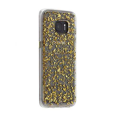 Case-Mate Phone Case for Samsung Galaxy S7 Edge - Retail Packaging - Gold