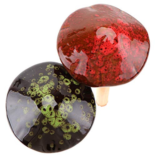 YARNOW 2pcs Mini Mushroom Miniatures Garden Fairy Bonsai Plant Pot Resin Craft Decoration Artificial Micro Landscape Garden Decors YARNOW 2pcs Mini Mushroom Miniatures Garden Fairy Bonsai Plant Pot Resin Craft Decoration Artificial Micro Landscape Garden Decors