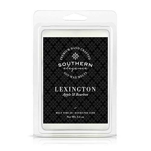 Southern Elegance   Lexington  Apples Maple and Bourbon Scented Candle   5.5 Oz Jumbo Wax Melt   Handcrafted in the USA