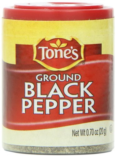 Tones Minis Pepper Black Ground 0.70 Ounce  Pack of 6