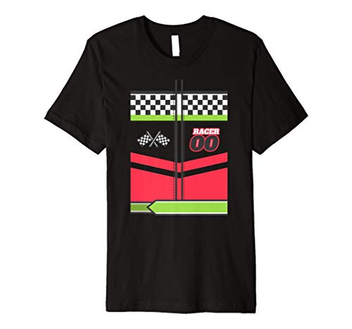 Funny Race Car Driver Halloween Pilot Racer Easy Costume Premium T-Shirt Funny Race Car Driver Halloween Pilot Racer Easy Costume Premium T-Shirt
