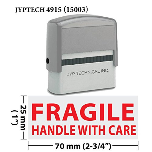 Fragile Handle With Care - Extra Large Trodat 4915 Self Inking Rubber Stamp