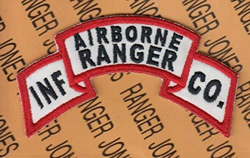 Korean WAR Airborne Ranger Company Infantry 4 inch  Scroll Patch B