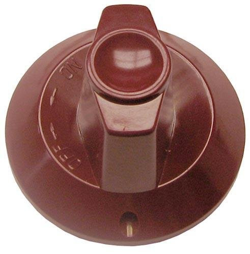 Vulcan Hart VULCAN HART 719259-2 Handle Valve Red Burner 2-1 2 inch  Dia Maroon For Wolf Range 221433
