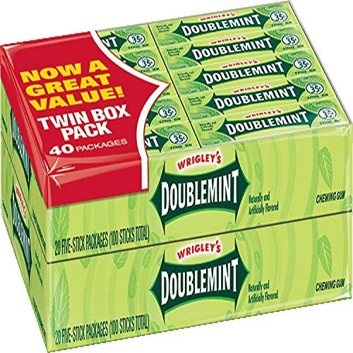 Product of Wrigleys Doublemint Chewing Gum  5 stick pack 40 pks.  - Gum  Bulk Savings