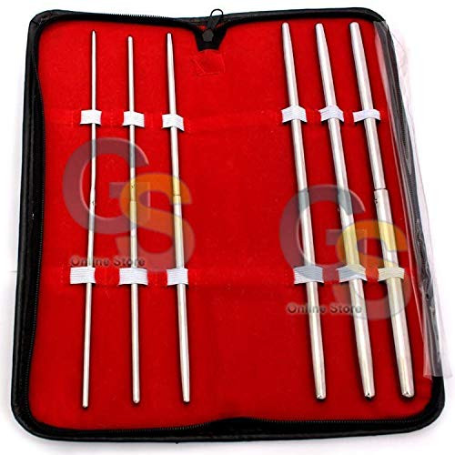 Pratt Dilator Set 6 PCS Straight OB G.S Instruments Best Quality