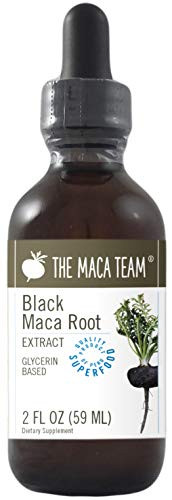 The Maca Team Premium Black Maca Liquid Extract Glycerin Based  Organic GMO-Free and Alcohol-Free 2 Fl. Oz. 59 ml