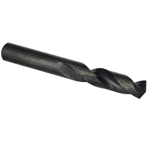 Drill America D AST3 8P6 3 8 inch  High Speed Steel Heavy Duty Split Point Stub Drill Bit  Pack of 6  D AST Series