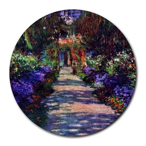 Artists Garden By Claude Monet Mouse Pad