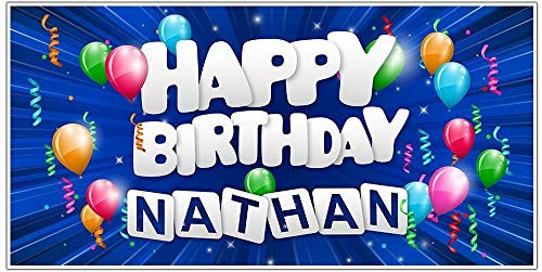 Birthday Banner Personalized Party Decoration Backdrop