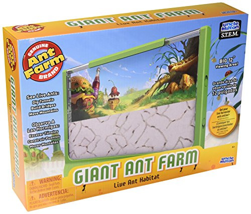 Uncle Milton Giant Ant Farm New Design Kit