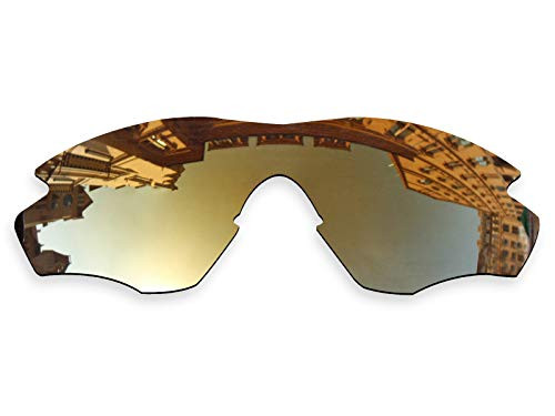 Vonxyz Lenses Replacement for Oakley M2 Frame Sunglass - Bronze MirrorCoat Polarized
